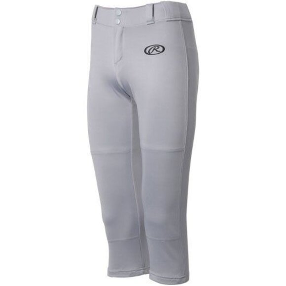 Rawlings Womens Launch Fastpitch Softball Pants Size M Black Low Rise Sports NWT - Picture 1 of 9